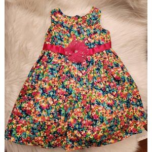 Rare Editions Girls Floral Dress 3T